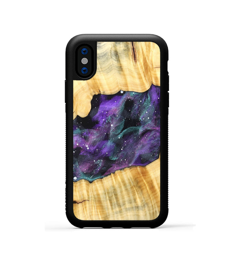 iPhone Xs Wood Phone Case - Corene (Cosmos, 824797)