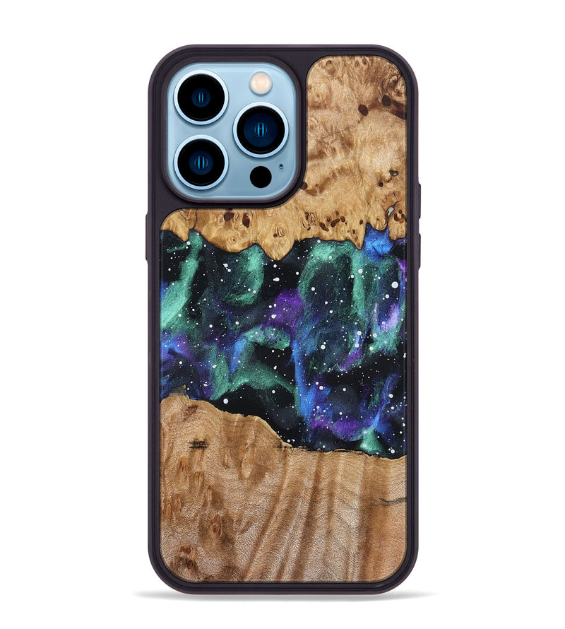 iPhone 14 Pro Max Wood Phone Case - Dock (Cosmos, 824805)
