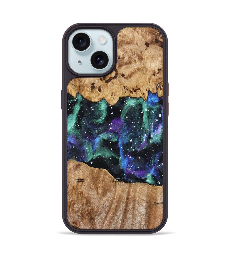 iPhone 15 Wood Phone Case - Dock (Cosmos, 824805)