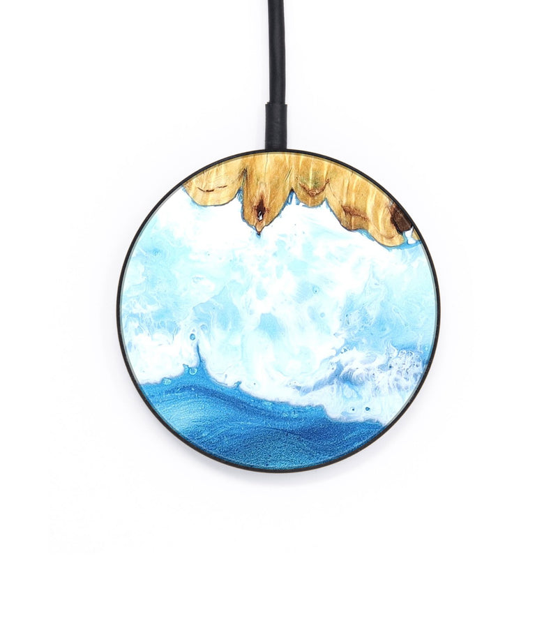 Circle Wood Wireless Charger - Curley (Coastal, 824808)