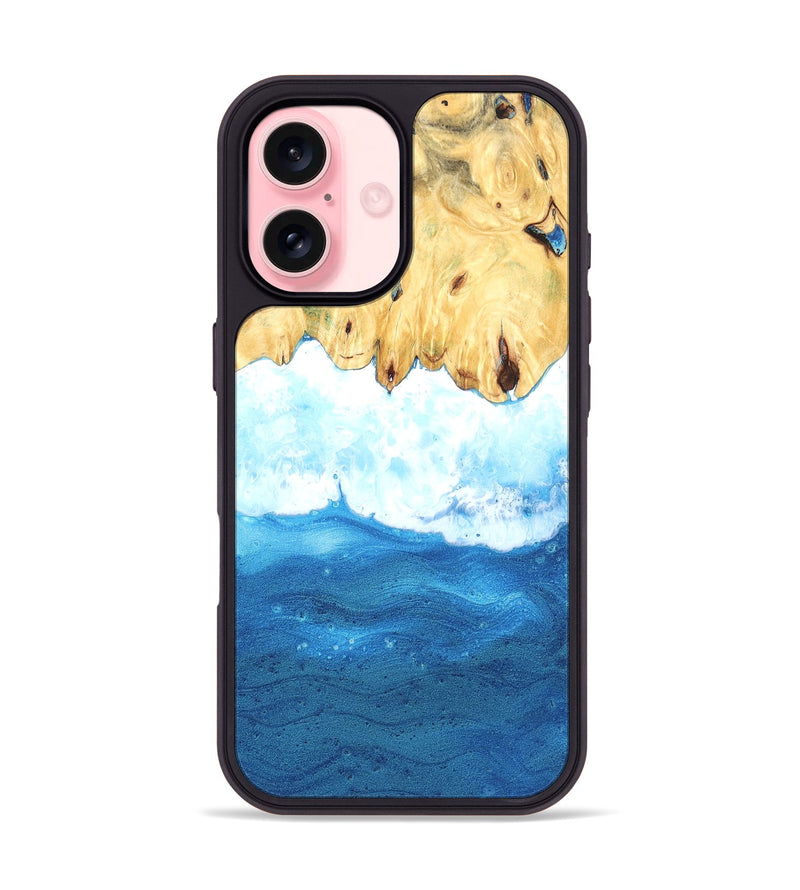 iPhone 16 Wood Phone Case - Curley (Coastal, 824808)