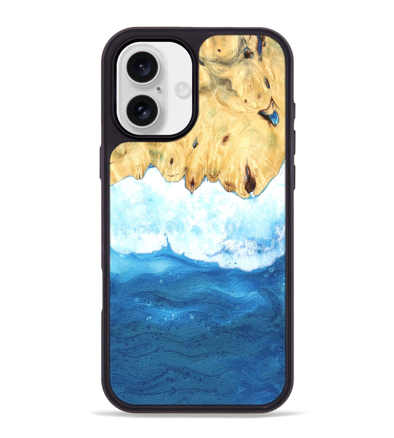 iPhone 16 Plus Wood Phone Case - Curley (Coastal, 824808)