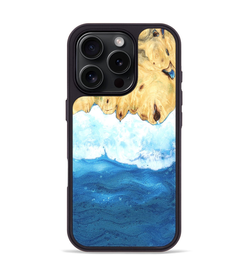 iPhone 16 Pro Wood Phone Case - Curley (Coastal, 824808)