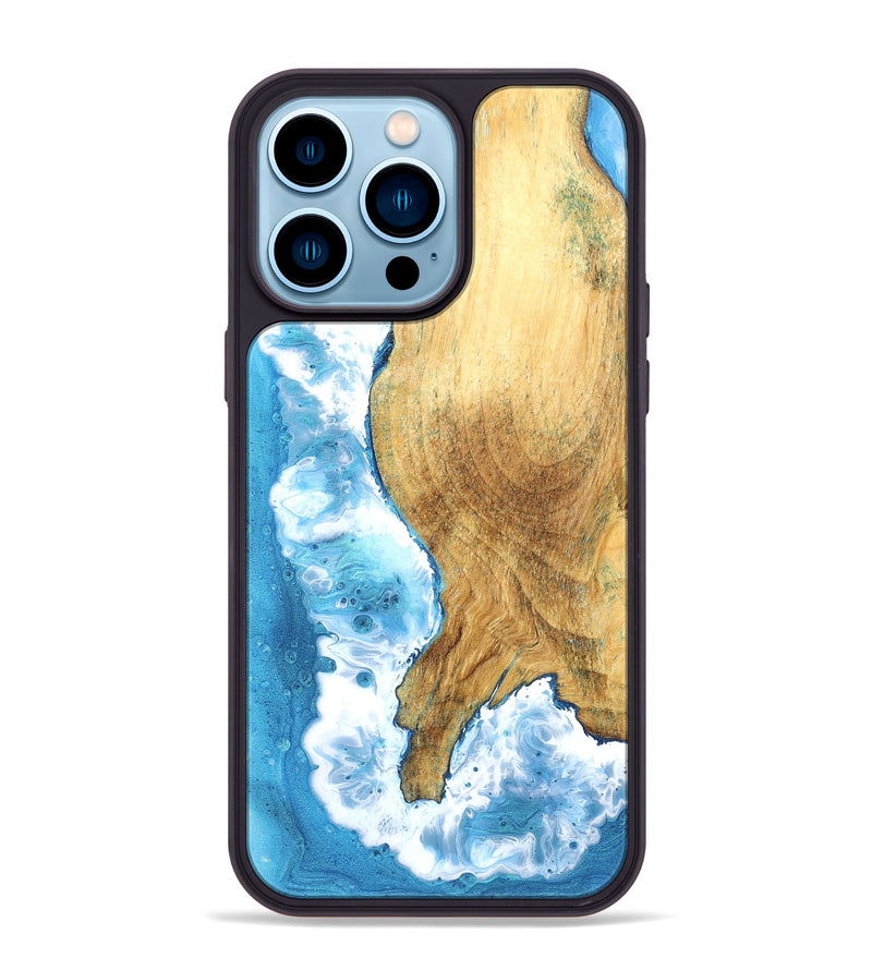iPhone 14 Pro Max Wood Phone Case - Maurine (Coastal, 824810)