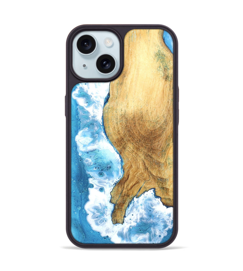 iPhone 15 Wood Phone Case - Maurine (Coastal, 824810)
