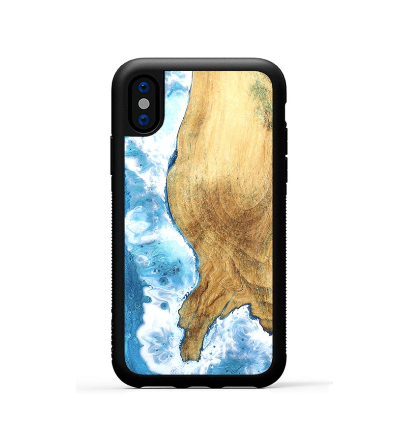 iPhone Xs Wood Phone Case - Maurine (Coastal, 824810)