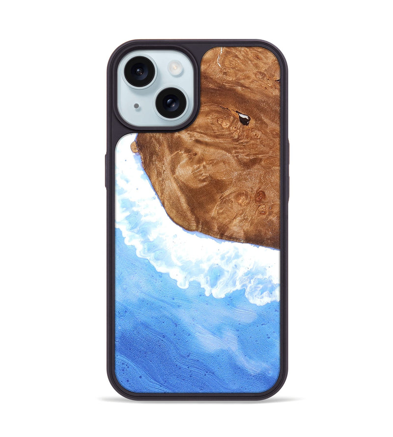iPhone 15 Wood Phone Case - Abigale (Coastal, 824812)