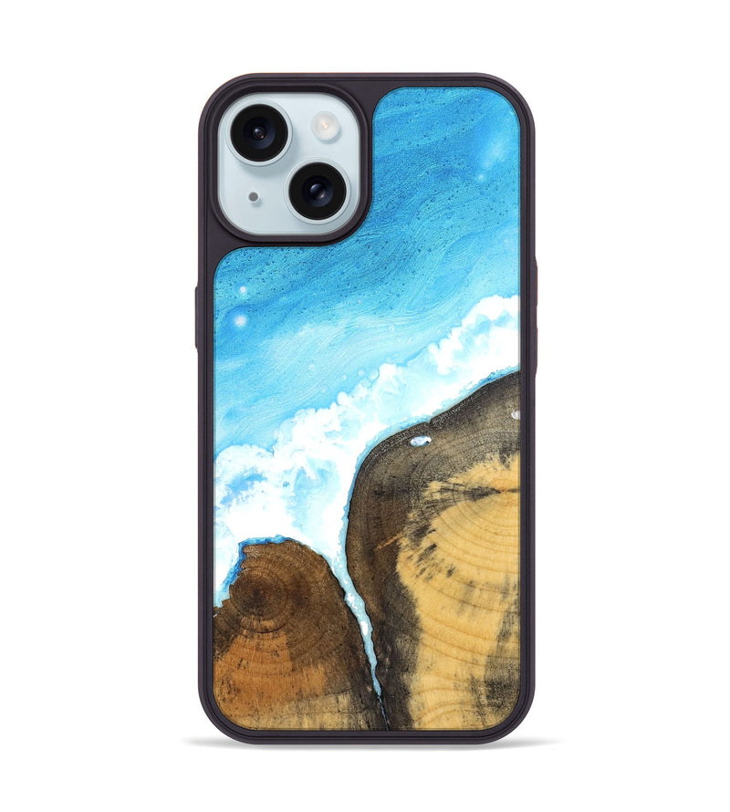 iPhone 15 Wood Phone Case - Clarisa (Coastal, 824815)