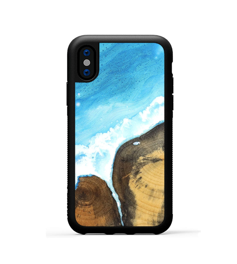 iPhone Xs Wood Phone Case - Clarisa (Coastal, 824815)