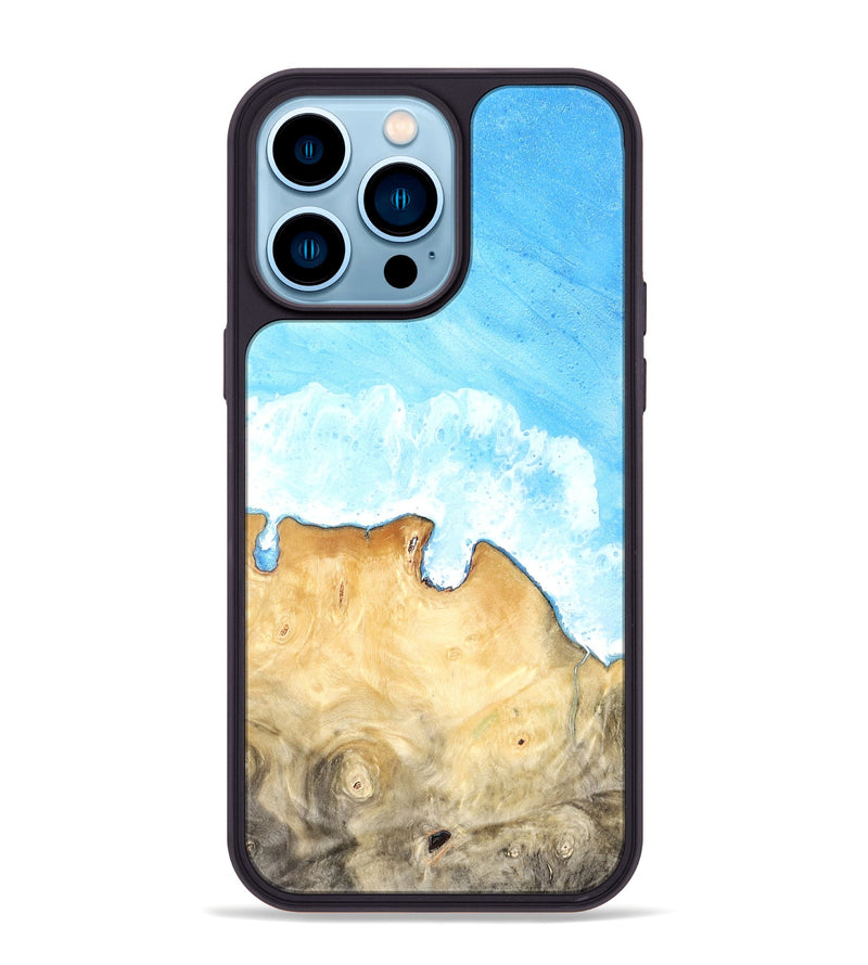 iPhone 14 Pro Max Wood Phone Case - Aspyn (Coastal, 824818)