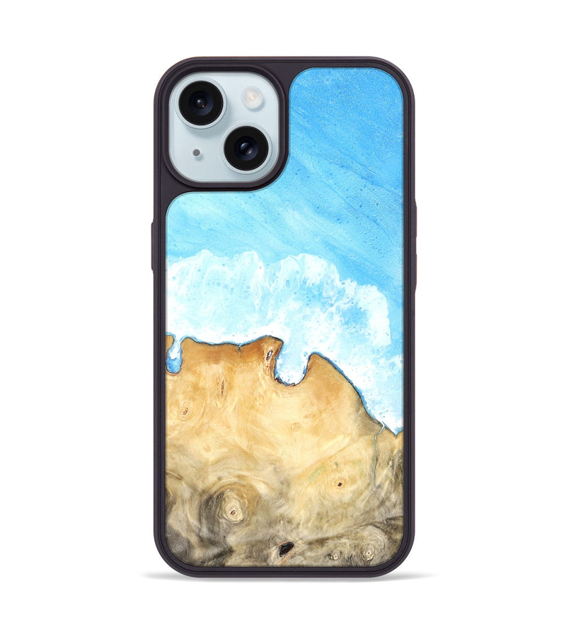 iPhone 15 Wood Phone Case - Aspyn (Coastal, 824818)