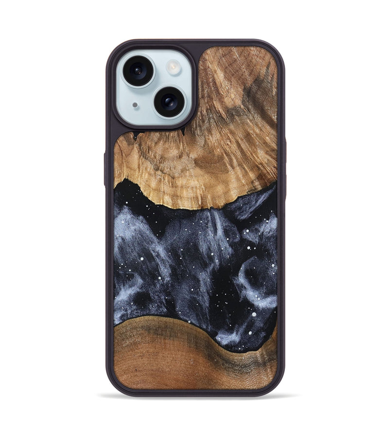 iPhone 15 Wood Phone Case - Tasia (Cosmos, 824825)