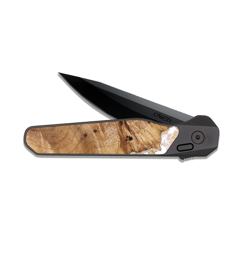EDC Dark Slate Wood Pocket Knife - Izan (Coastal, 824827)