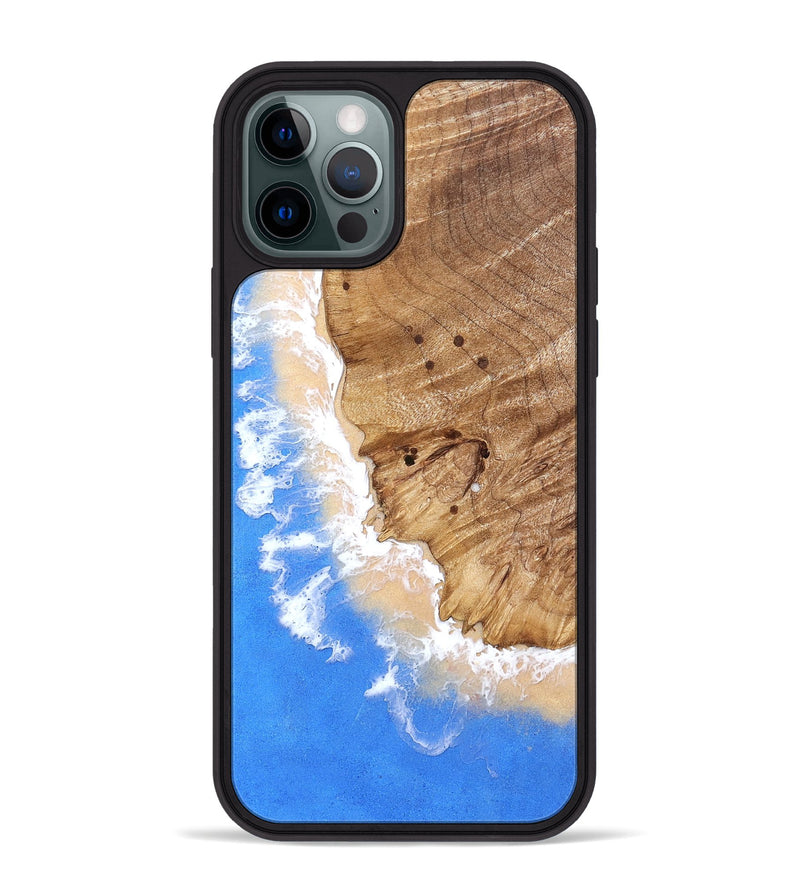 iPhone 12 Pro Max Wood Phone Case - Izan (Coastal, 824827)
