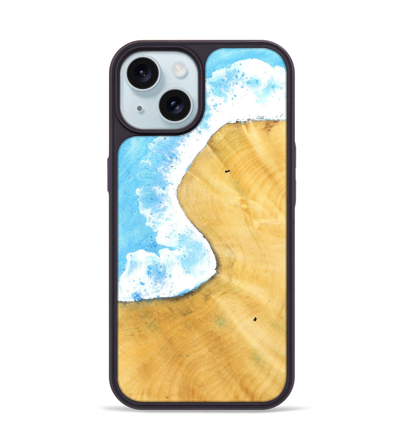 iPhone 15 Wood Phone Case - Freeman (Coastal, 824828)