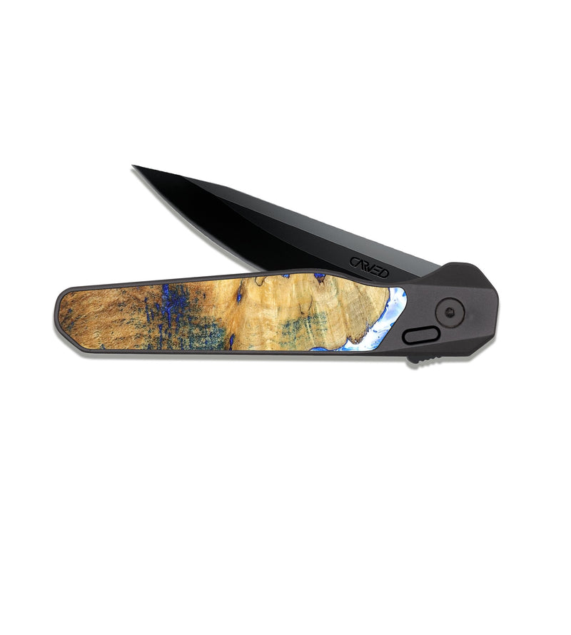EDC Dark Slate Wood Pocket Knife - Ruth (Coastal, 824830)
