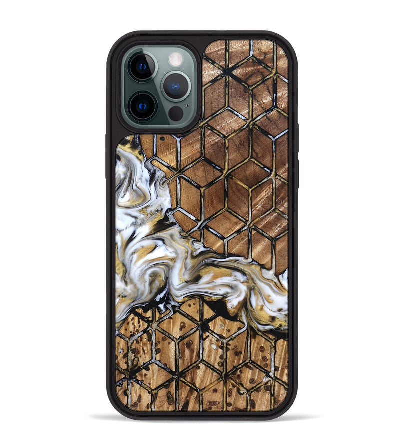 iPhone 12 Pro Max Wood Phone Case - Valerie (Pattern, 824837)