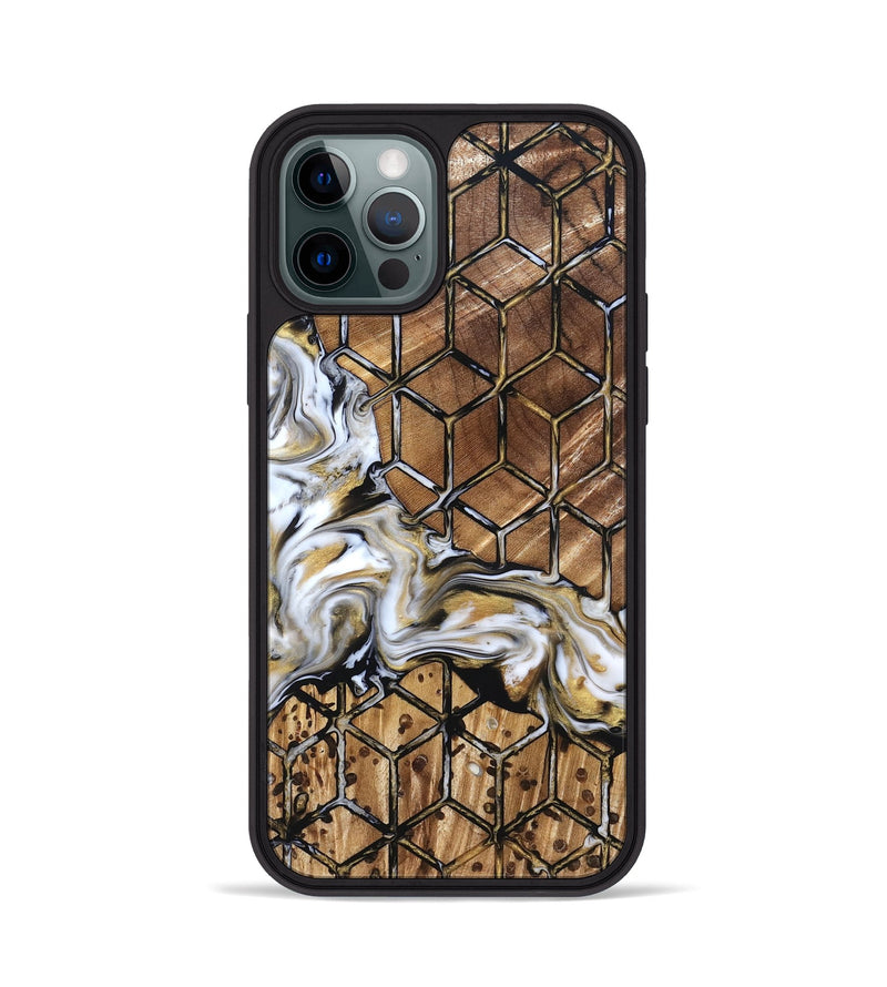iPhone 12 Pro Wood Phone Case - Valerie (Pattern, 824837)