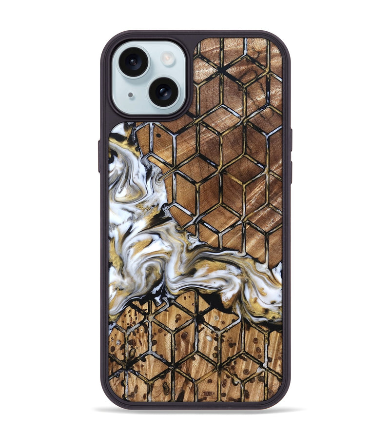 iPhone 15 Plus Wood Phone Case - Valerie (Pattern, 824837)