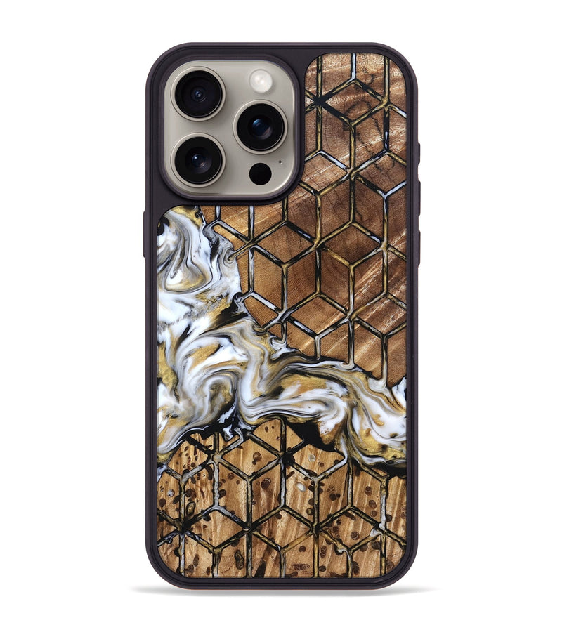iPhone 15 Pro Max Wood Phone Case - Valerie (Pattern, 824837)