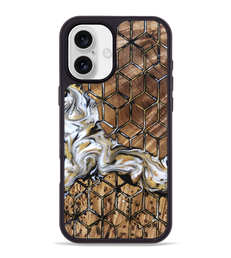iPhone 16 Plus Wood Phone Case - Valerie (Pattern, 824837)