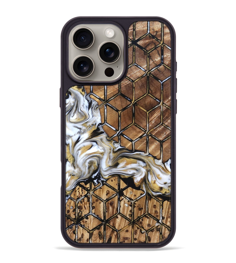 iPhone 16 Pro Max Wood Phone Case - Valerie (Pattern, 824837)