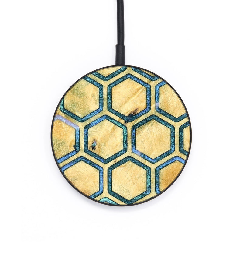 Circle Wood Wireless Charger - Jazlynn (Pattern, 824840)