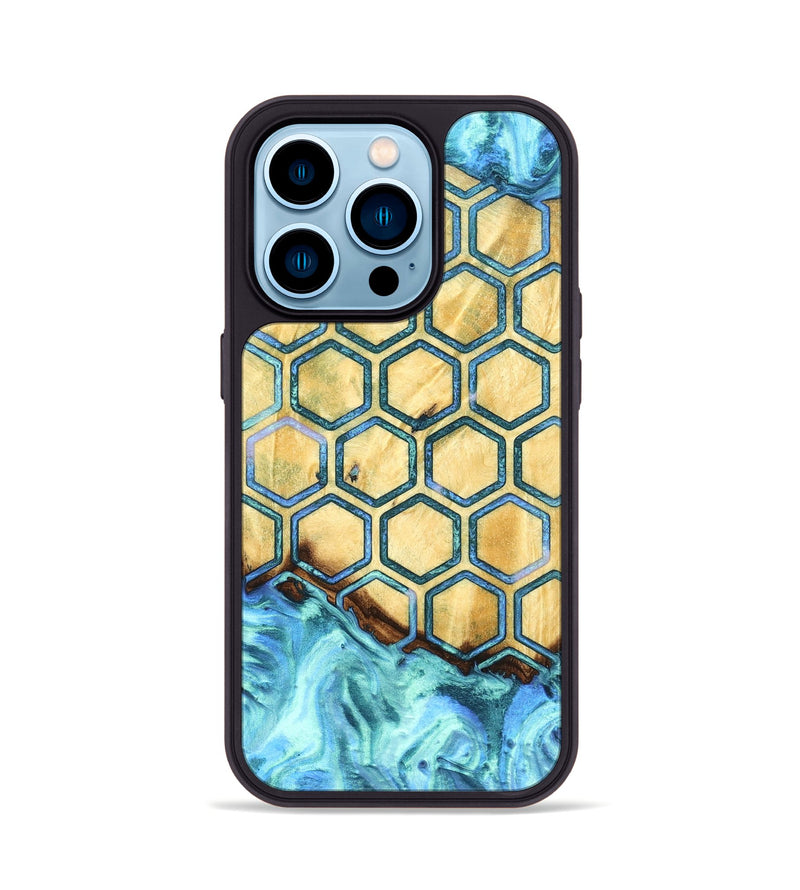 iPhone 14 Pro Wood Phone Case - Jazlynn (Pattern, 824840)