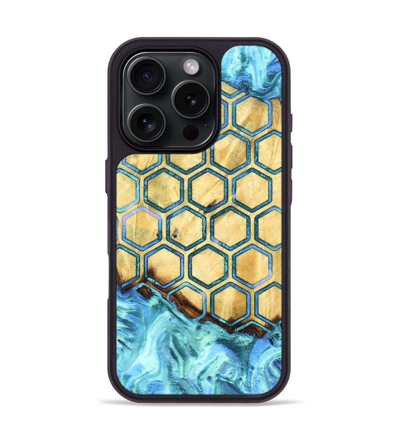 iPhone 16 Pro Wood Phone Case - Jazlynn (Pattern, 824840)