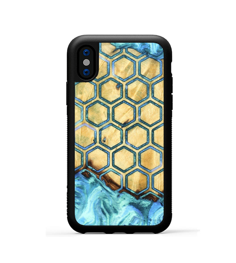 iPhone Xs Wood Phone Case - Jazlynn (Pattern, 824840)