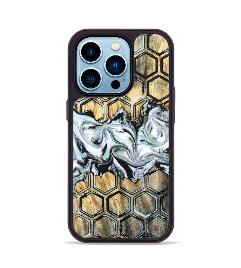 iPhone 14 Pro Wood Phone Case - Elwood (Pattern, 824846)