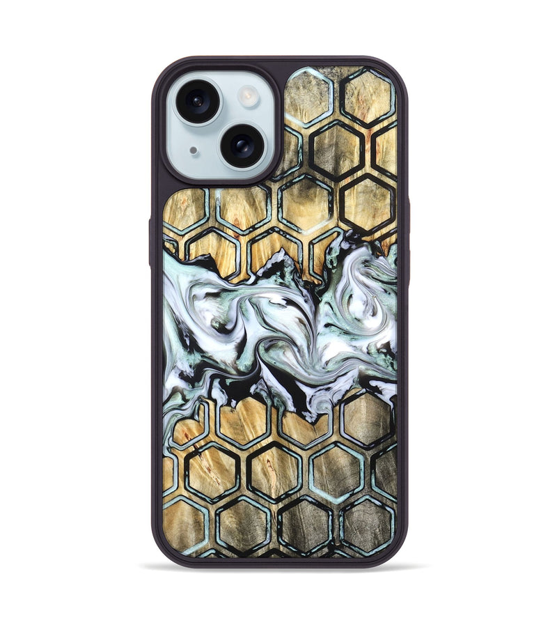 iPhone 15 Wood Phone Case - Elwood (Pattern, 824846)