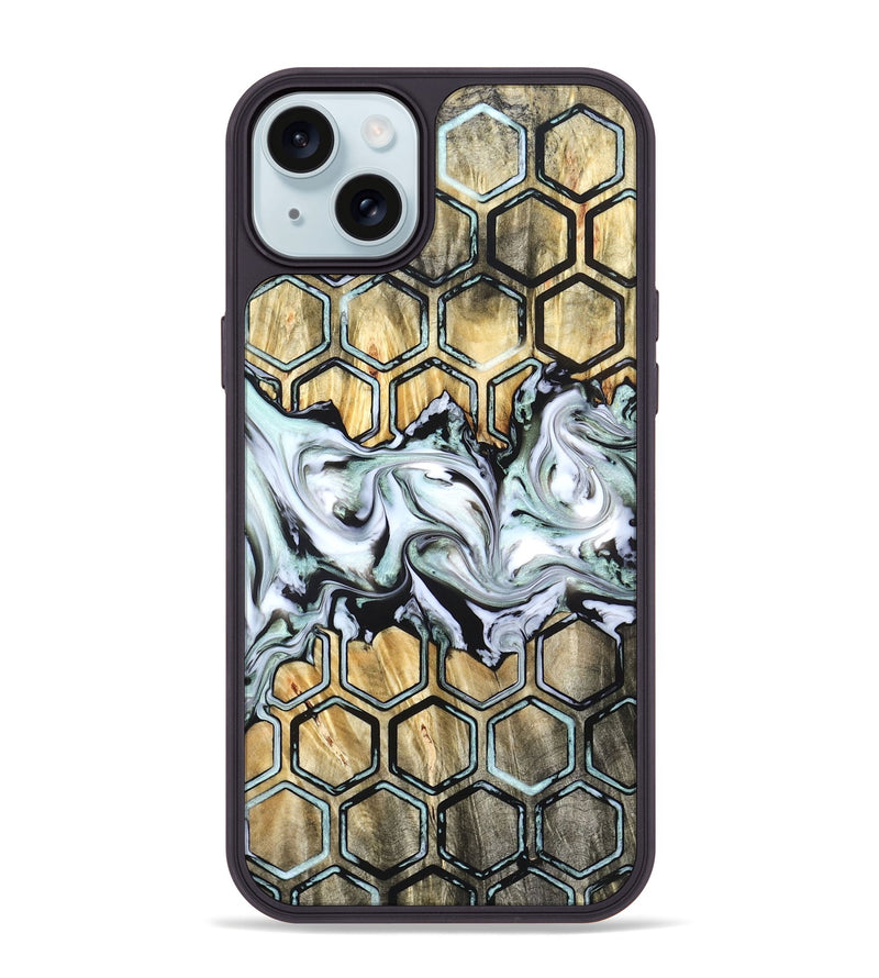 iPhone 15 Plus Wood Phone Case - Elwood (Pattern, 824846)