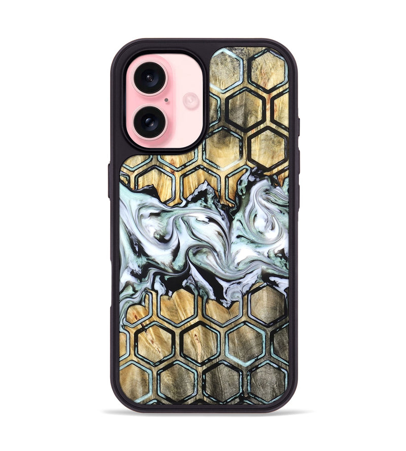iPhone 16 Wood Phone Case - Elwood (Pattern, 824846)