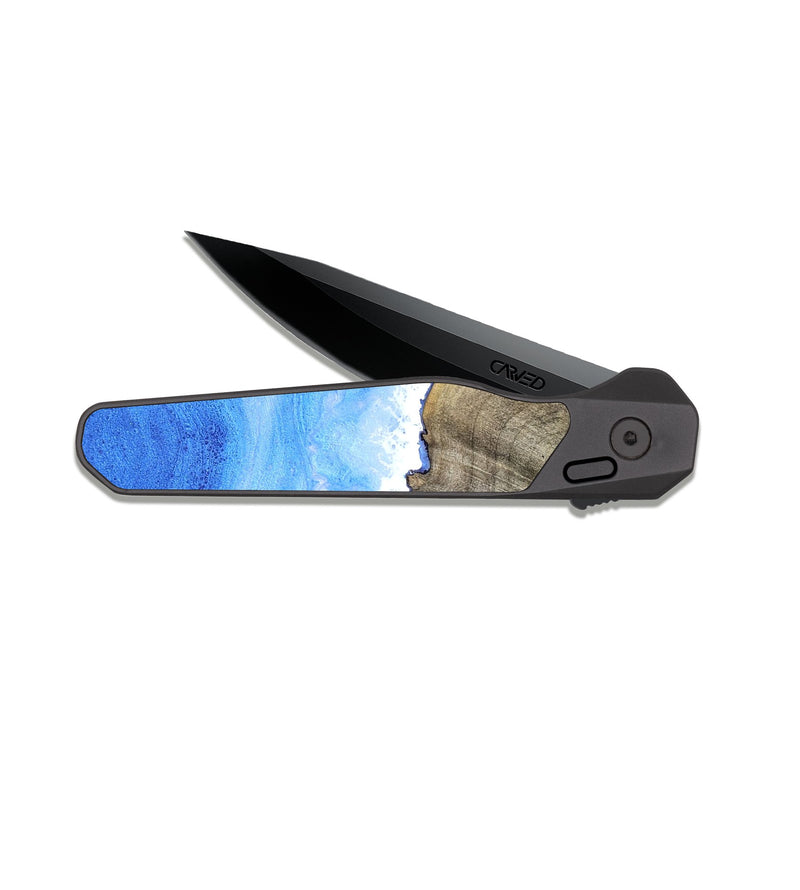 EDC Dark Slate Wood Pocket Knife - Rudolph (Coastal, 824851)