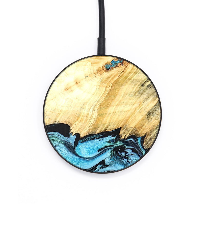 Circle Wood Wireless Charger - Anakin (Blue, 824857)