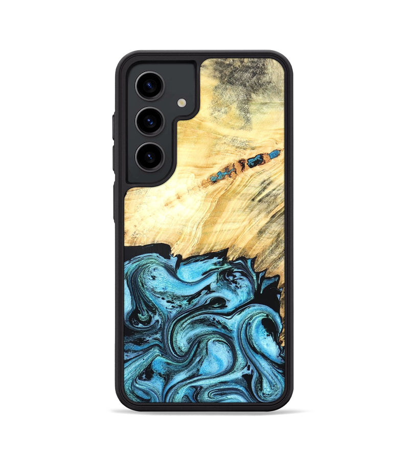 Galaxy S24 Wood Phone Case - Anakin (Blue, 824857)