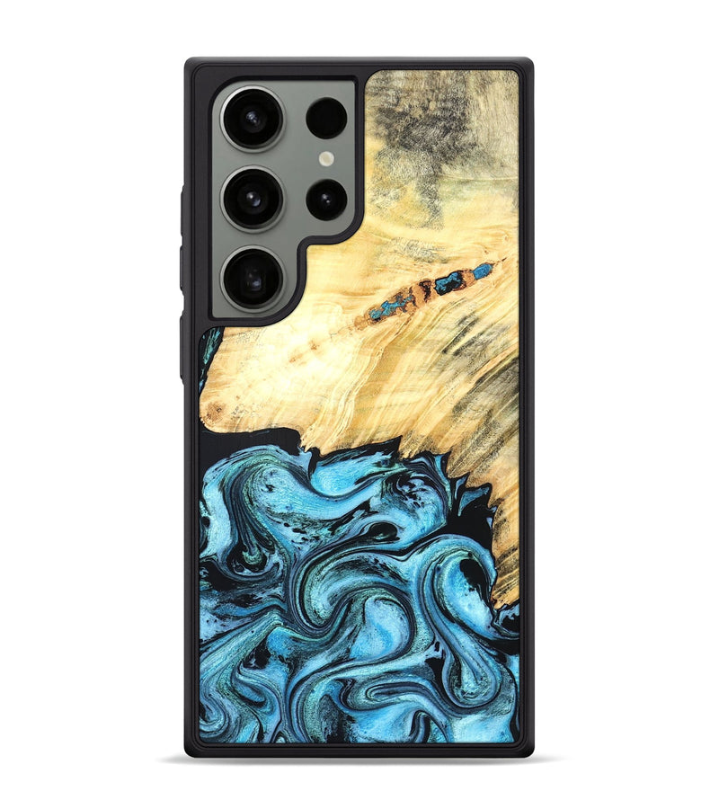Galaxy S24 Ultra Wood Phone Case - Anakin (Blue, 824857)