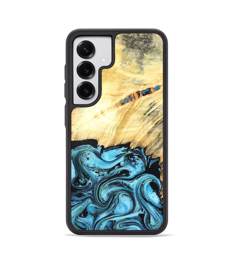 Galaxy S25 Wood Phone Case - Anakin (Blue, 824857)