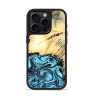 iPhone 15 Pro Wood Phone Case - Anakin (Blue, 824857)