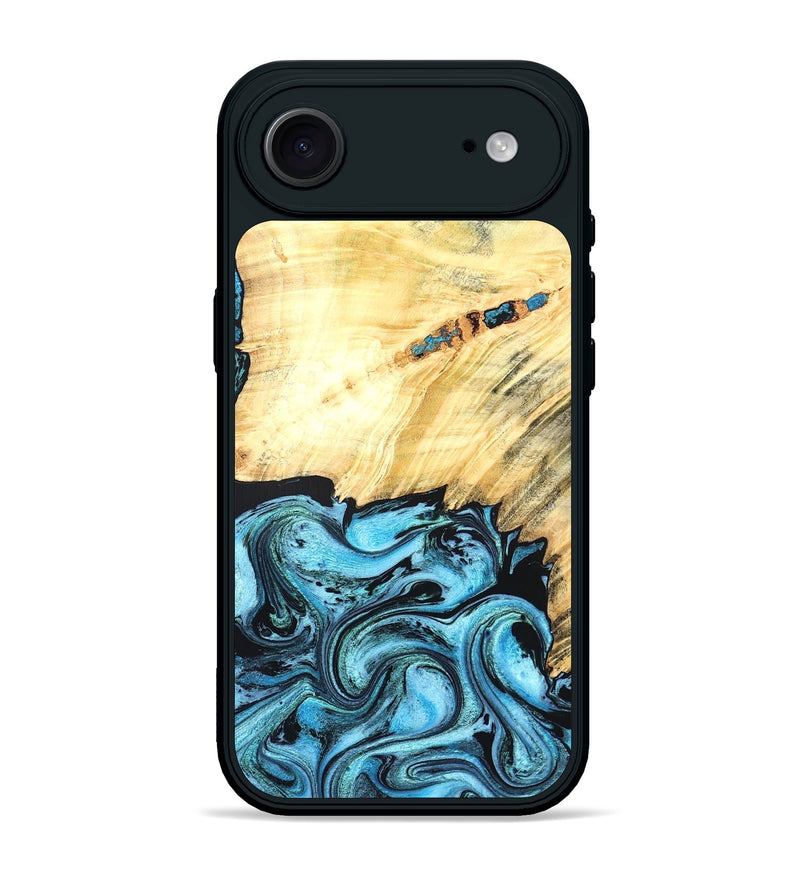 iPhone 17 Air Wood Phone Case - Anakin (Blue, 824857)