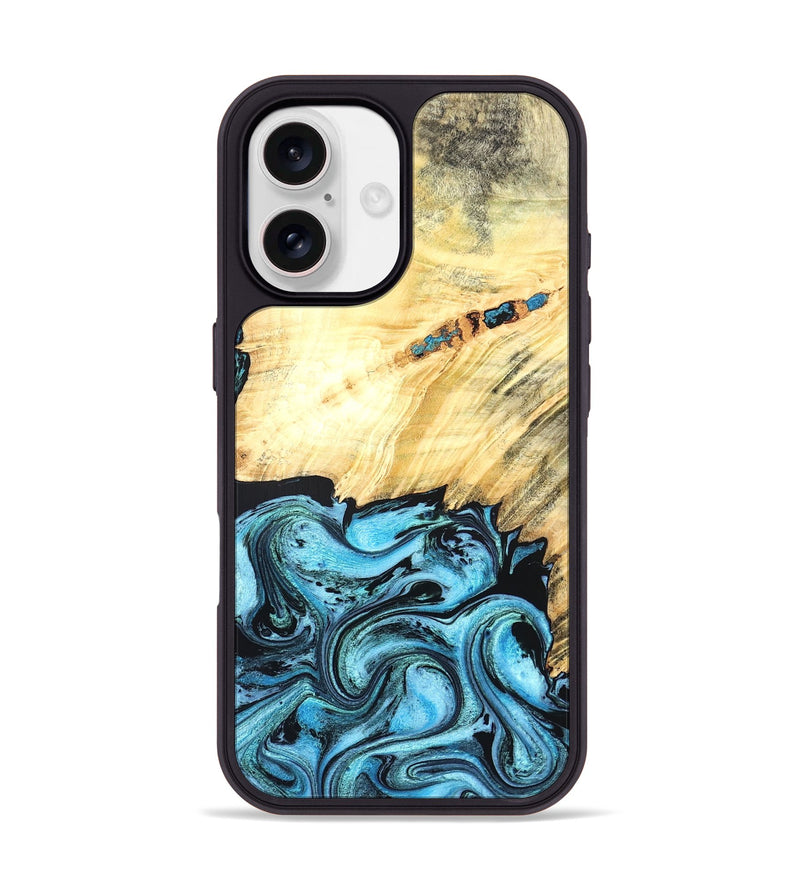 iPhone 17 Wood Phone Case - Anakin (Blue, 824857)