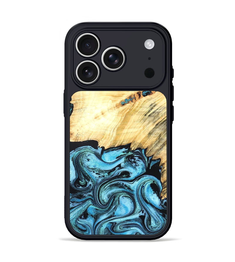 iPhone 17 Pro Wood Phone Case - Anakin (Blue, 824857)