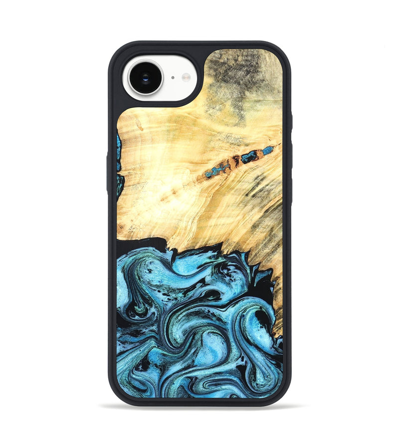 iPhone 17e Wood Phone Case - Anakin (Blue, 824857)