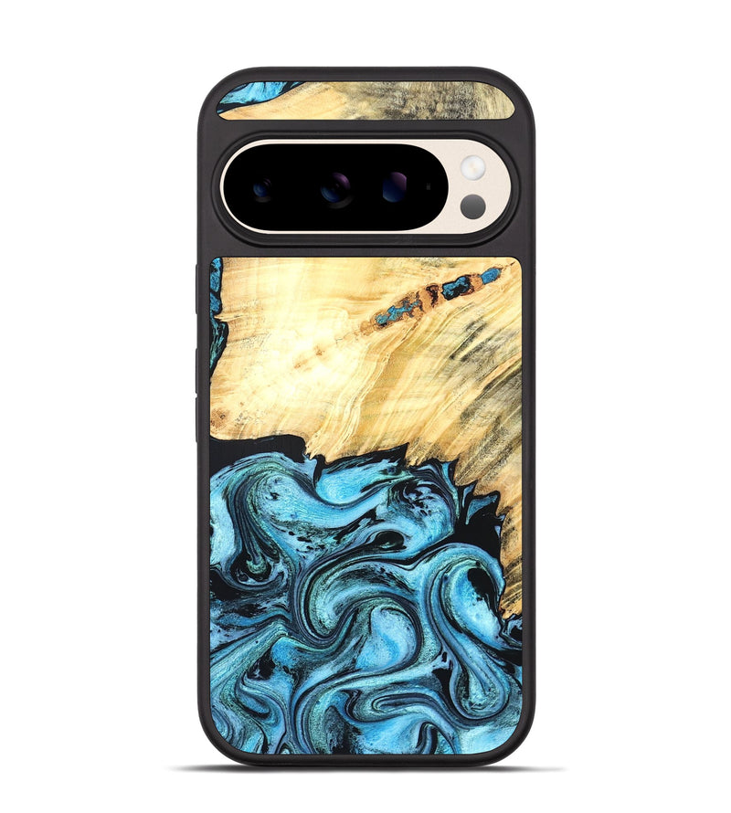 Pixel 10 Wood Phone Case - Anakin (Blue, 824857)