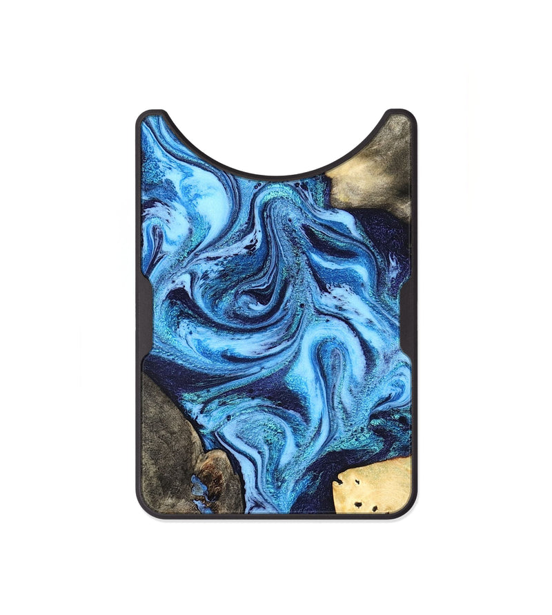 Alloy Wood Wallet - Brandi (Blue, 824858)