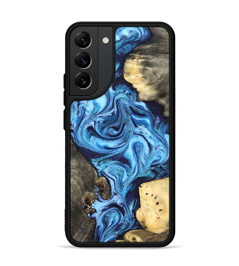 Galaxy S22 Plus Wood Phone Case - Brandi (Blue, 824858)