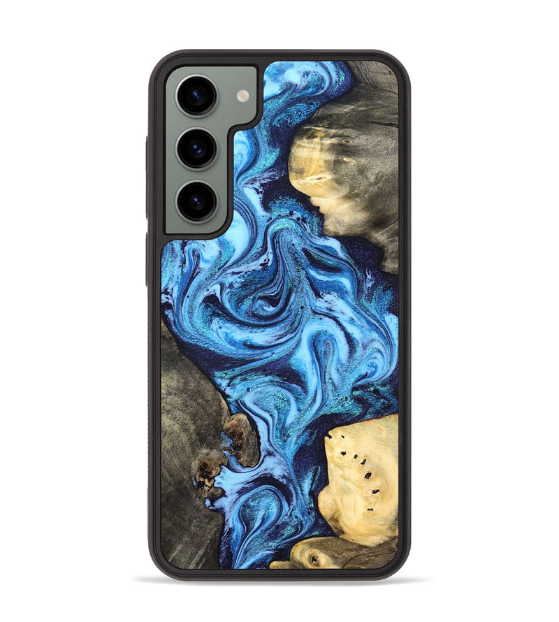 Galaxy S23 Plus Wood Phone Case - Brandi (Blue, 824858)