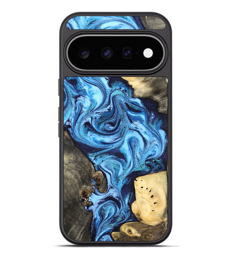 Pixel 11 Pro XL Wood Phone Case - Brandi (Blue, 824858)