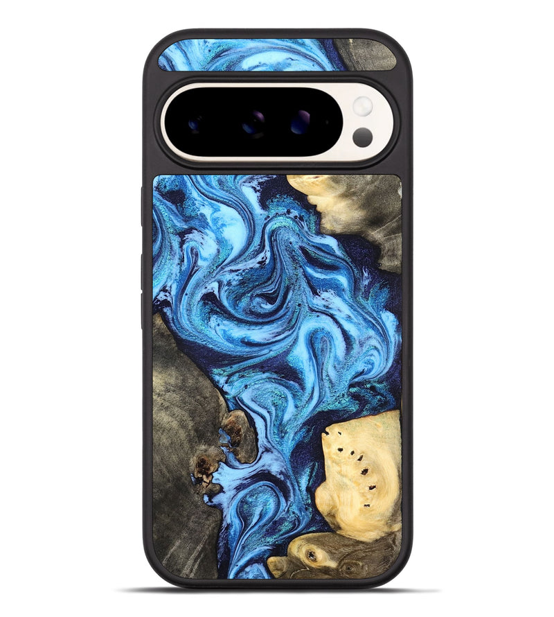 Pixel 9 Pro XL Wood Phone Case - Brandi (Blue, 824858)